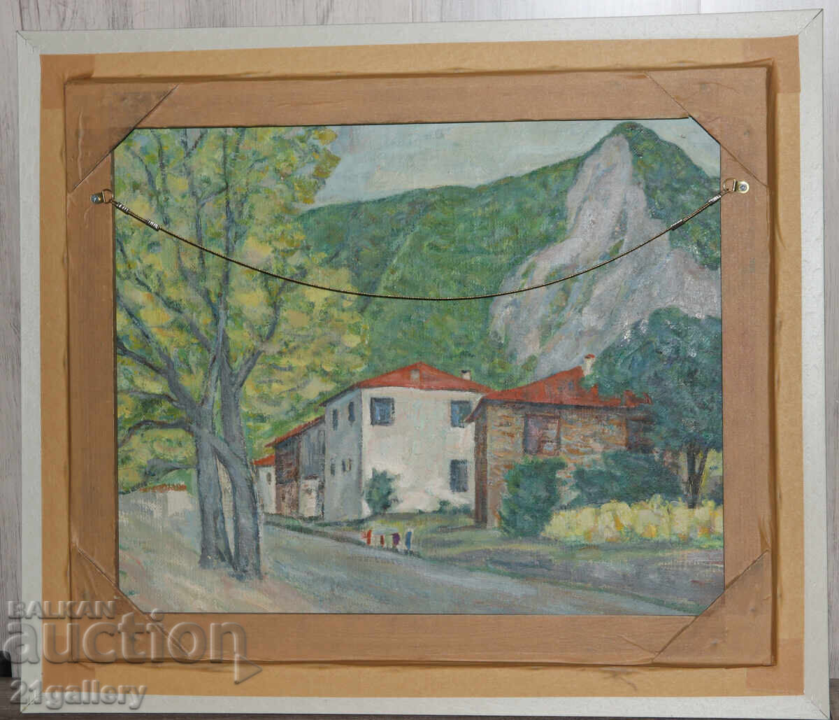 Winter landscape, double-sided oil painting - 7 Winter landscape, double-sided oil painting - 7