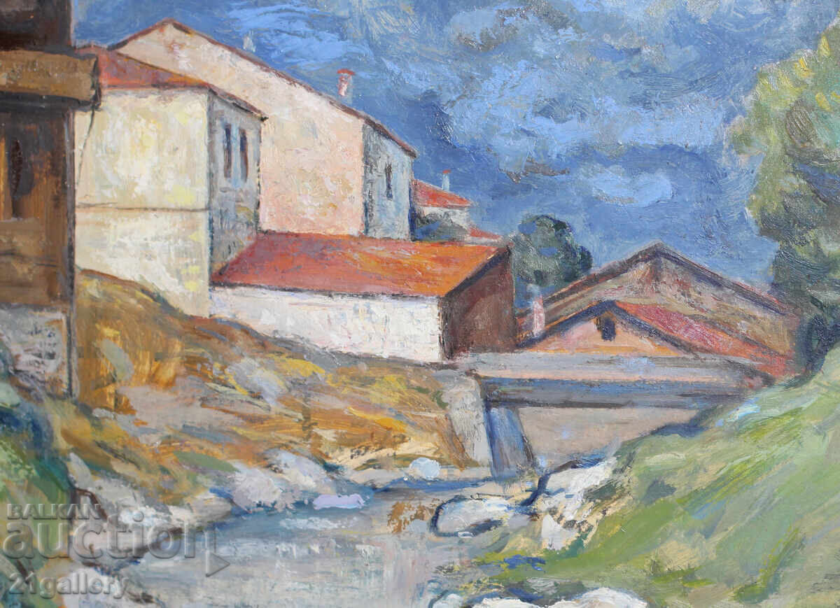 Cityscape, oil painting - 5