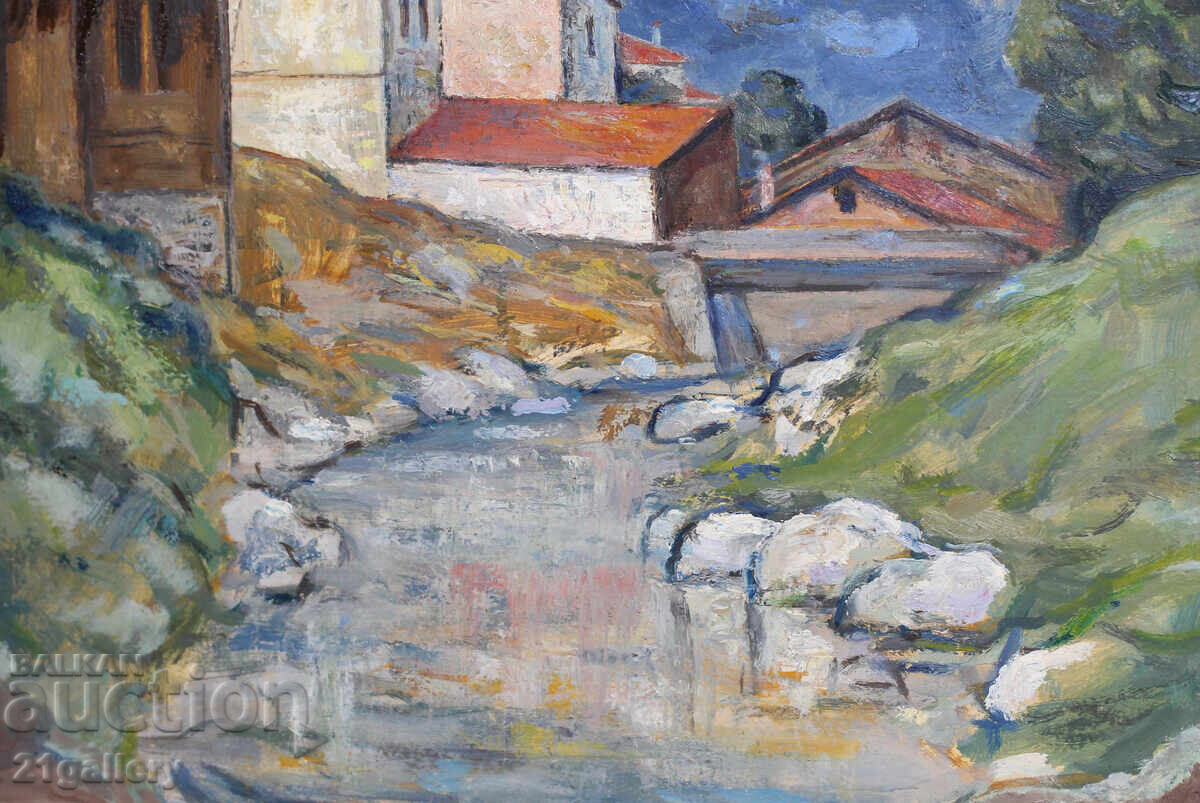 Cityscape, oil painting - 7