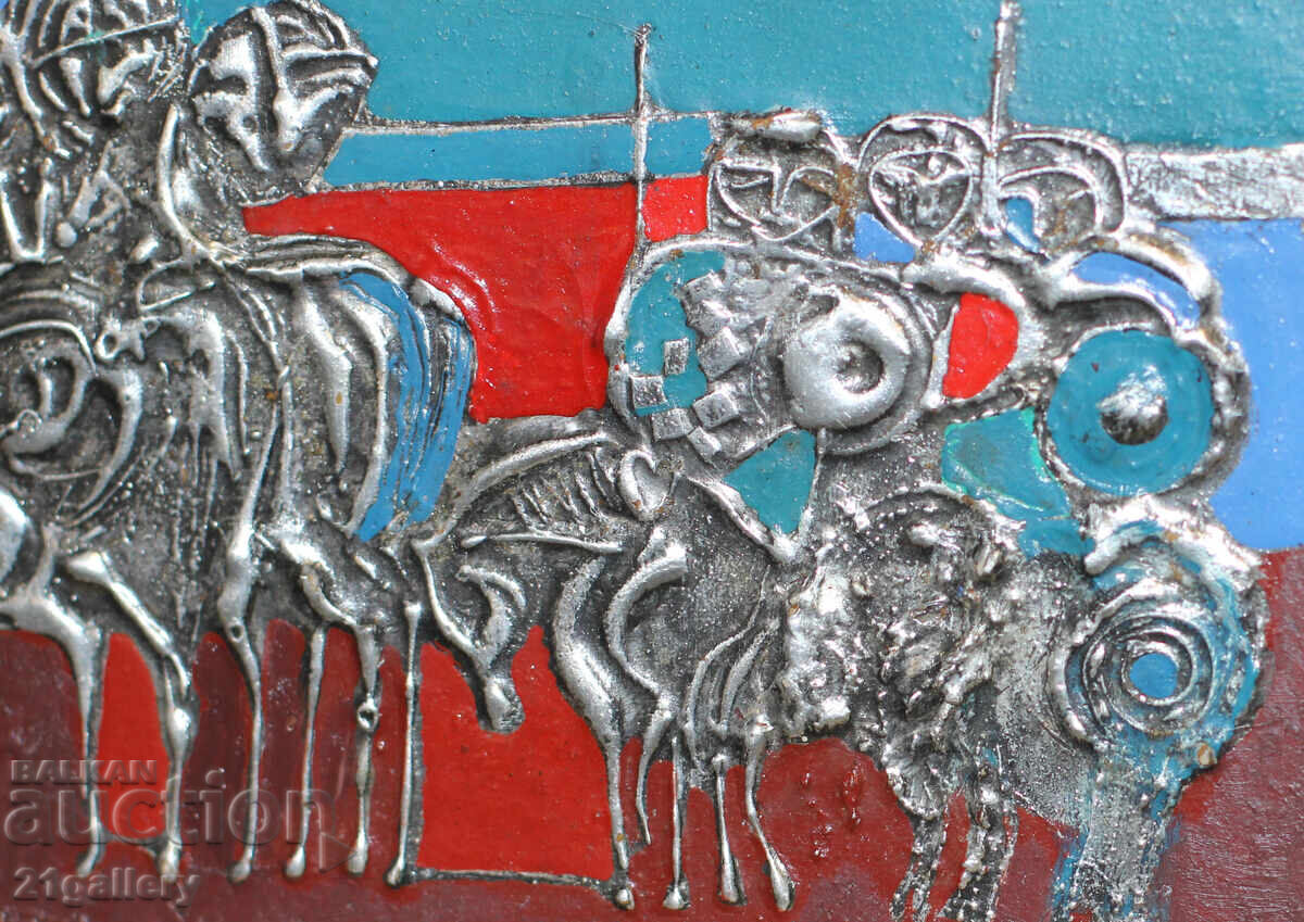 Dimitar Bogdanov (1961-) Metal Sculpture Riders - 5 Dimitar Bogdanov (1961-) Metal Sculpture Riders - 5