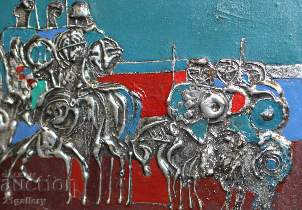 Dimitar Bogdanov (1961-) Metal Sculpture Riders - 6 Dimitar Bogdanov (1961-) Metal Sculpture Riders - 6
