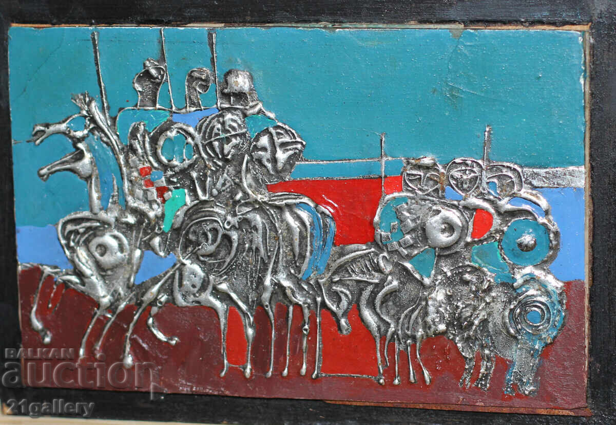 Dimitar Bogdanov (1961-) Metal Sculpture Riders Dimitar Bogdanov (1961-) Metal Sculpture Riders