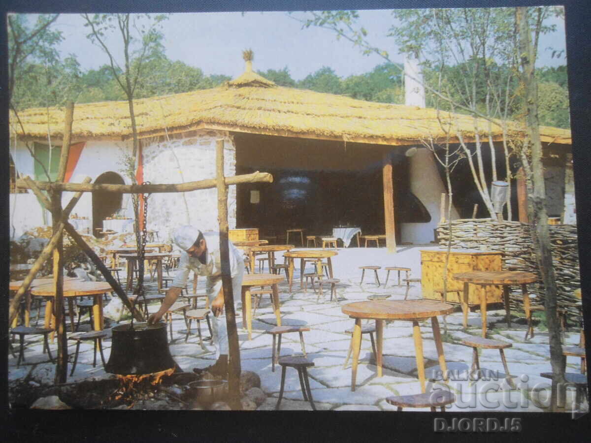 VARNA. Golden Sands - restaurant "Kosharata", Old postcard VARNA. Golden Sands - restaurant "Kosharata", Old postcard