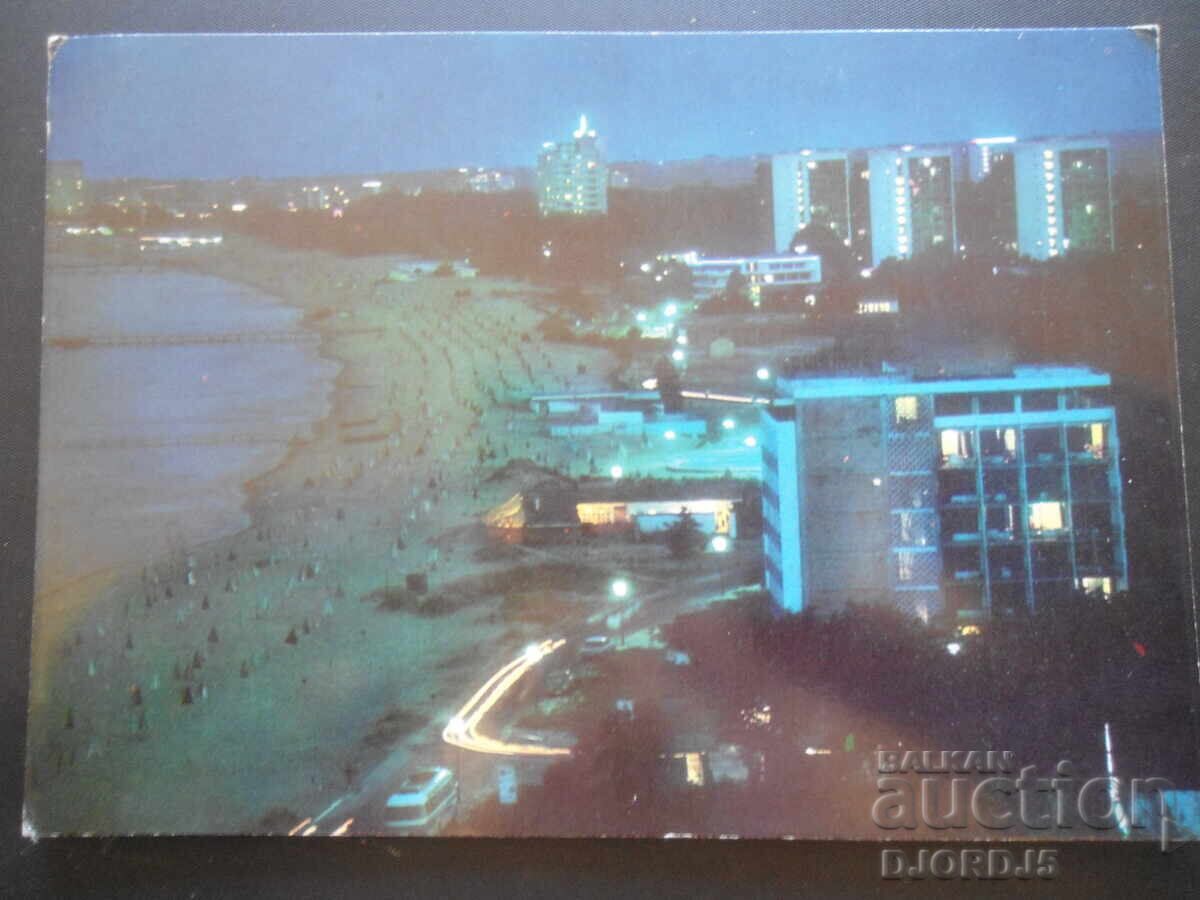 SUNNY BEACH - γενική άποψη, Παλιά καρτ ποστάλ SUNNY BEACH - γενική άποψη, Παλιά καρτ ποστάλ