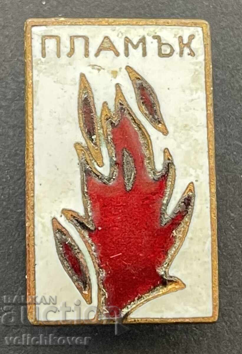 40336 Bulgaria sign pioneer sign Flame enamel 40336 Bulgaria sign pioneer sign Flame enamel