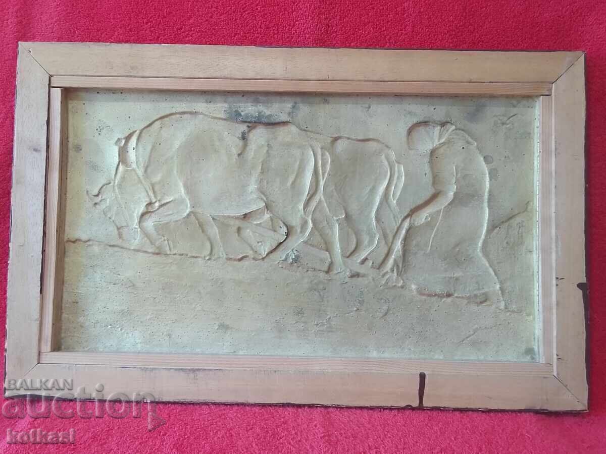 Prof. A. Dudulov vechi tablou din cupru Femeie din Oran - 7 Prof. A. Dudulov vechi tablou din cupru Femeie din Oran - 7