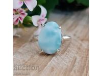 5708 Silver ring with Larimar