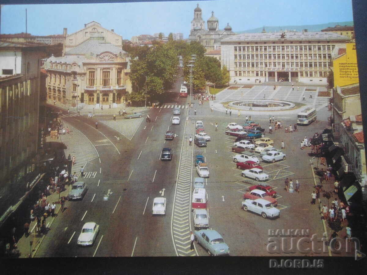 VARNA. "September 9" Square, Old postcard VARNA. "September 9" Square, Old postcard