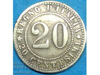 20 centesimi 1895 Italy - a rare year!