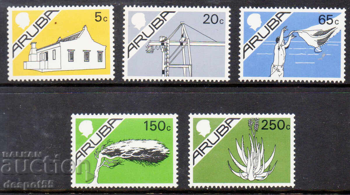 1986. Aruba. Motifs from Aruban life. 1986. Aruba. Motifs from Aruban life.