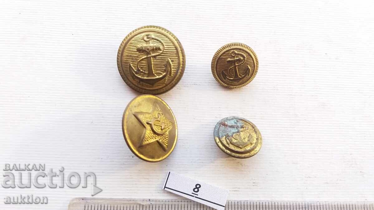 Delivery of navy buttons Delivery of navy buttons