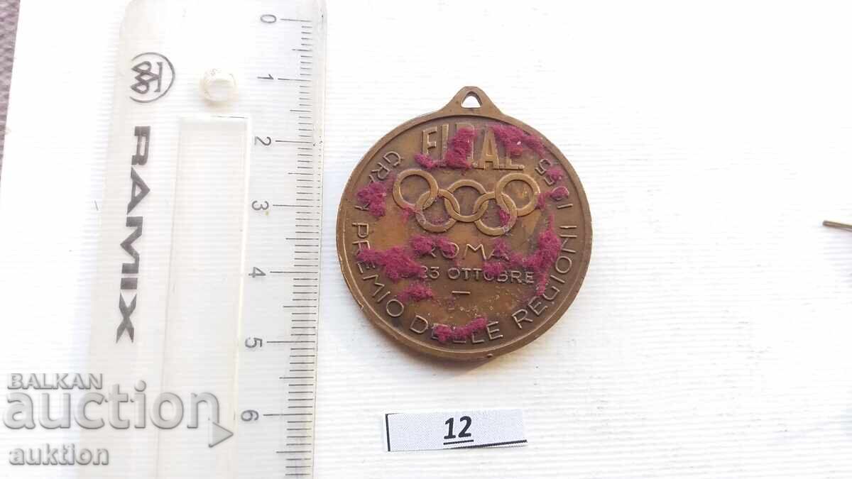 medal - athletics italy - 6 medal - athletics italy - 6