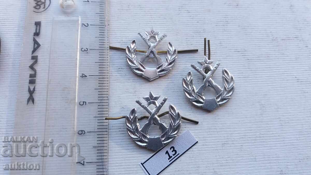 Auction monogram for officer's epaulettes lieutenant colonel of the BA uniform Auction monogram for officer's epaulettes lieutenant colonel of the BA uniform