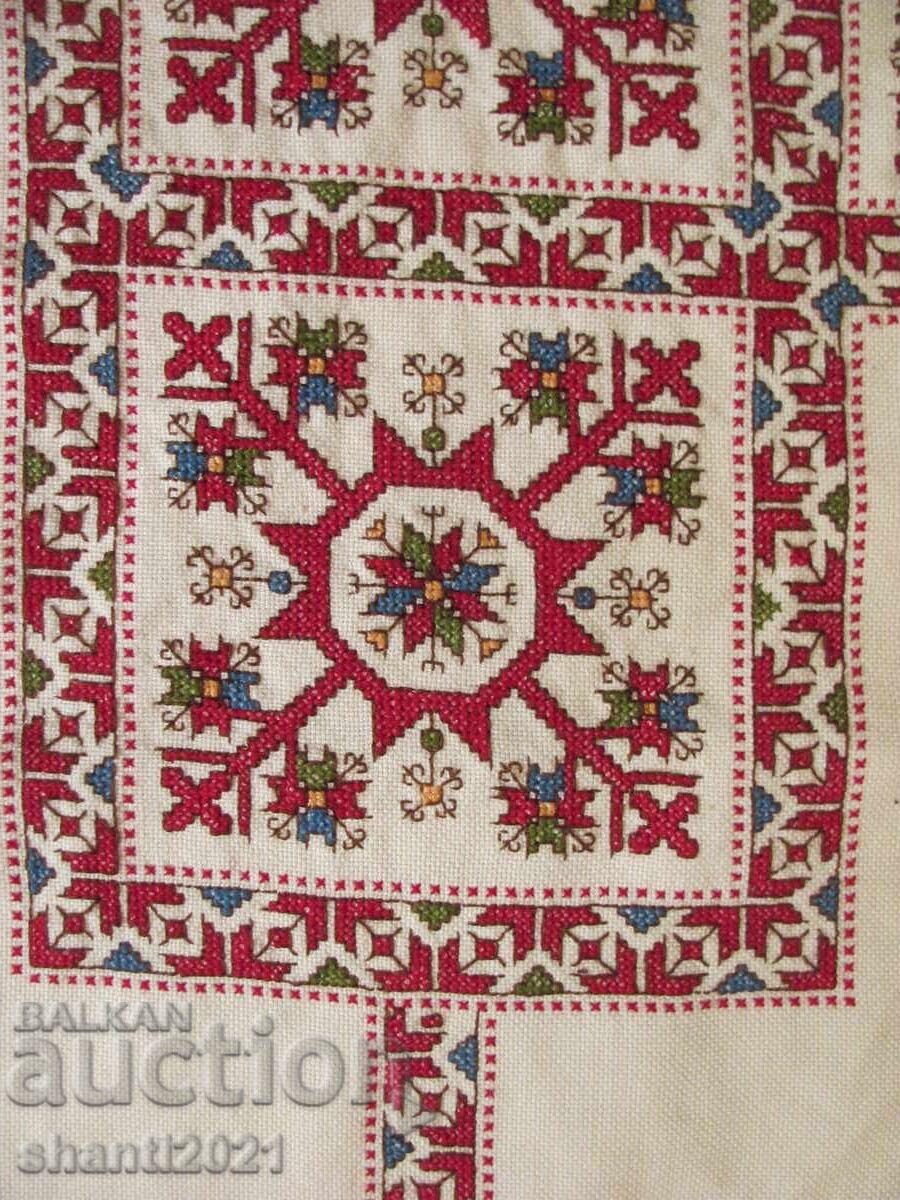 Auction Large hand-sewn Panama tablecloth, cotton threads Auction Large hand-sewn Panama tablecloth, cotton threads