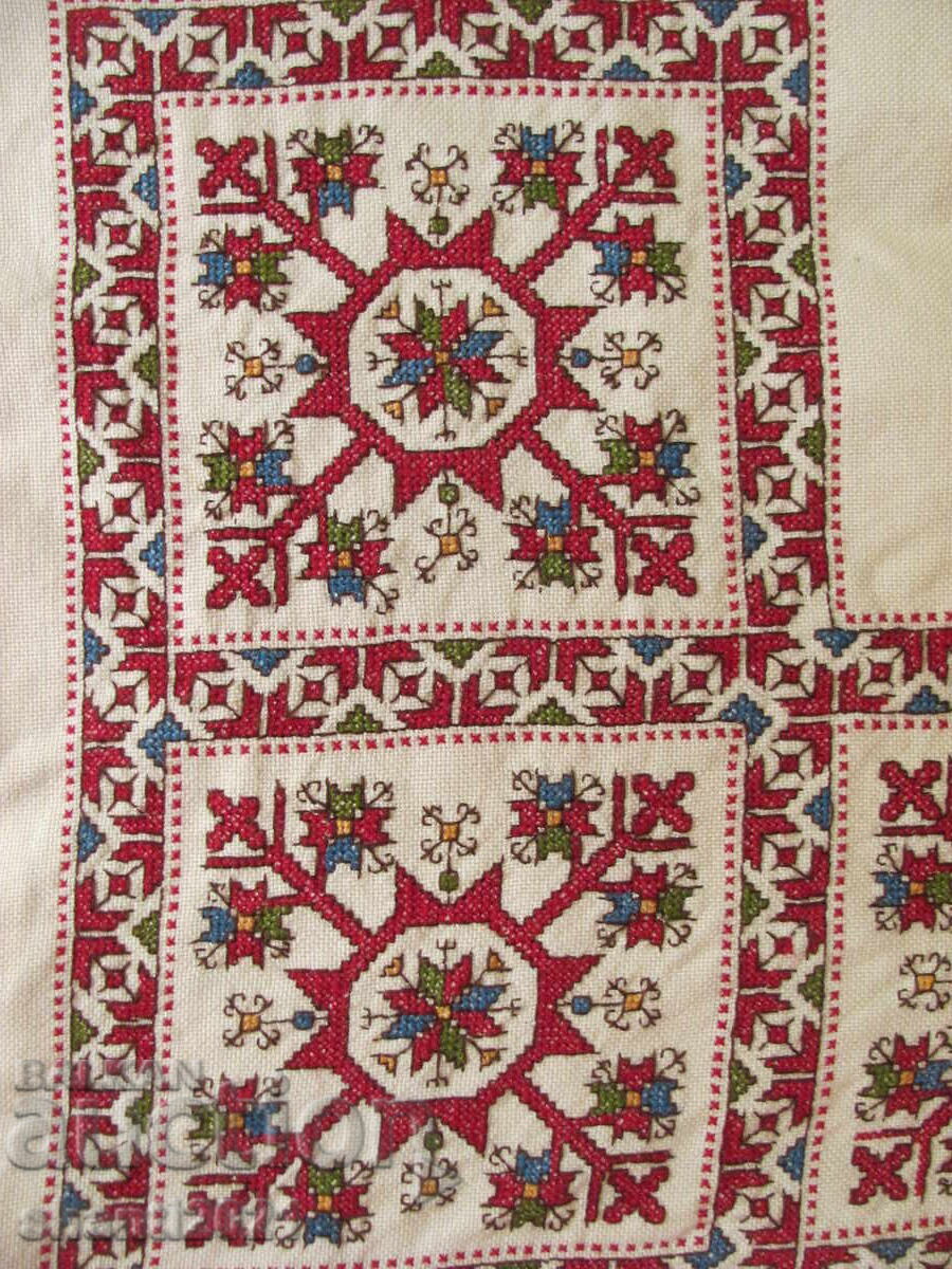 Large hand-sewn Panama tablecloth, cotton threads - 7 Large hand-sewn Panama tablecloth, cotton threads - 7