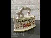 Vintage Beautiful Porcelain Iron