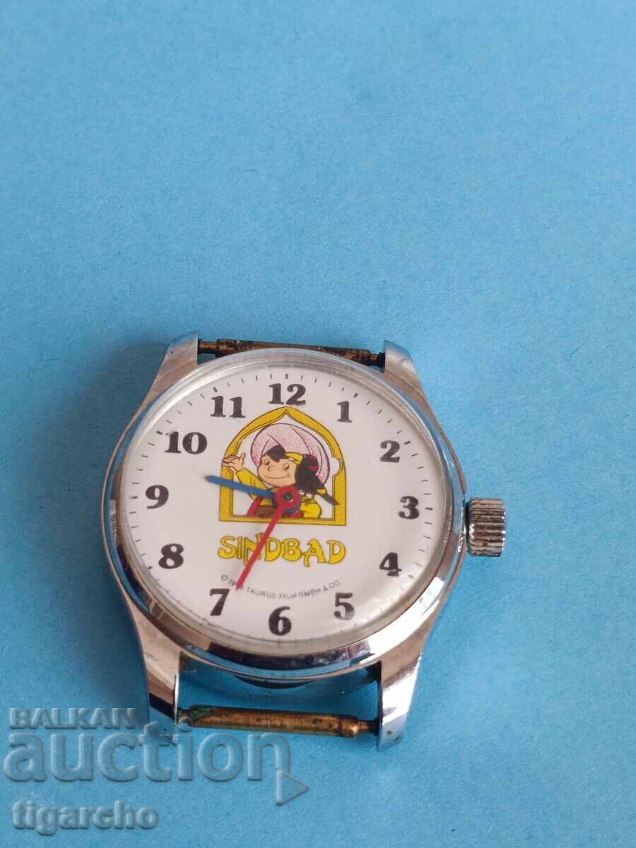 Ретро детски часовник с анимационен герой Ретро детски часовник с анимационен герой