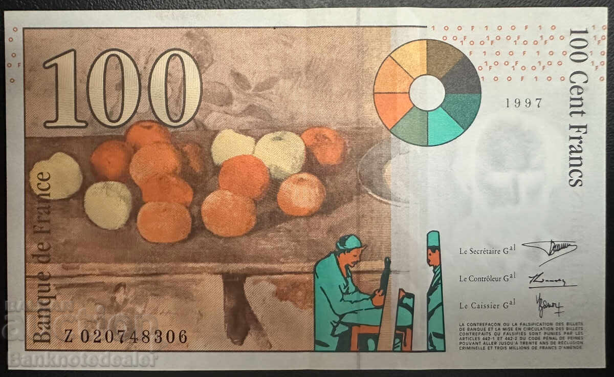 France 100 Francs 1997 Pick 158 Ref 8306 with price 40.00 BGN | € 20.45 France 100 Francs 1997 Pick 158 Ref 8306 with price 40.00 BGN | € 20.45