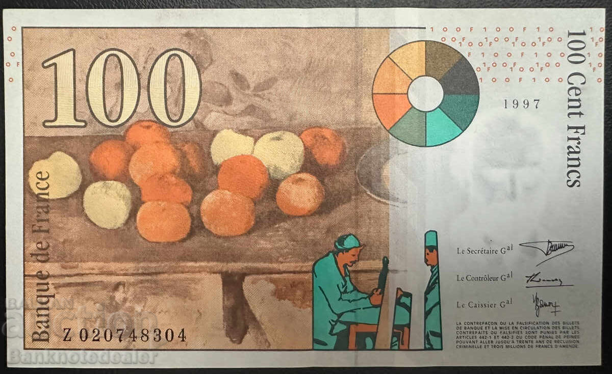 France 100 Francs 1997 Pick 158 Ref 8304 with price 40.00 BGN | € 20.45 France 100 Francs 1997 Pick 158 Ref 8304 with price 40.00 BGN | € 20.45
