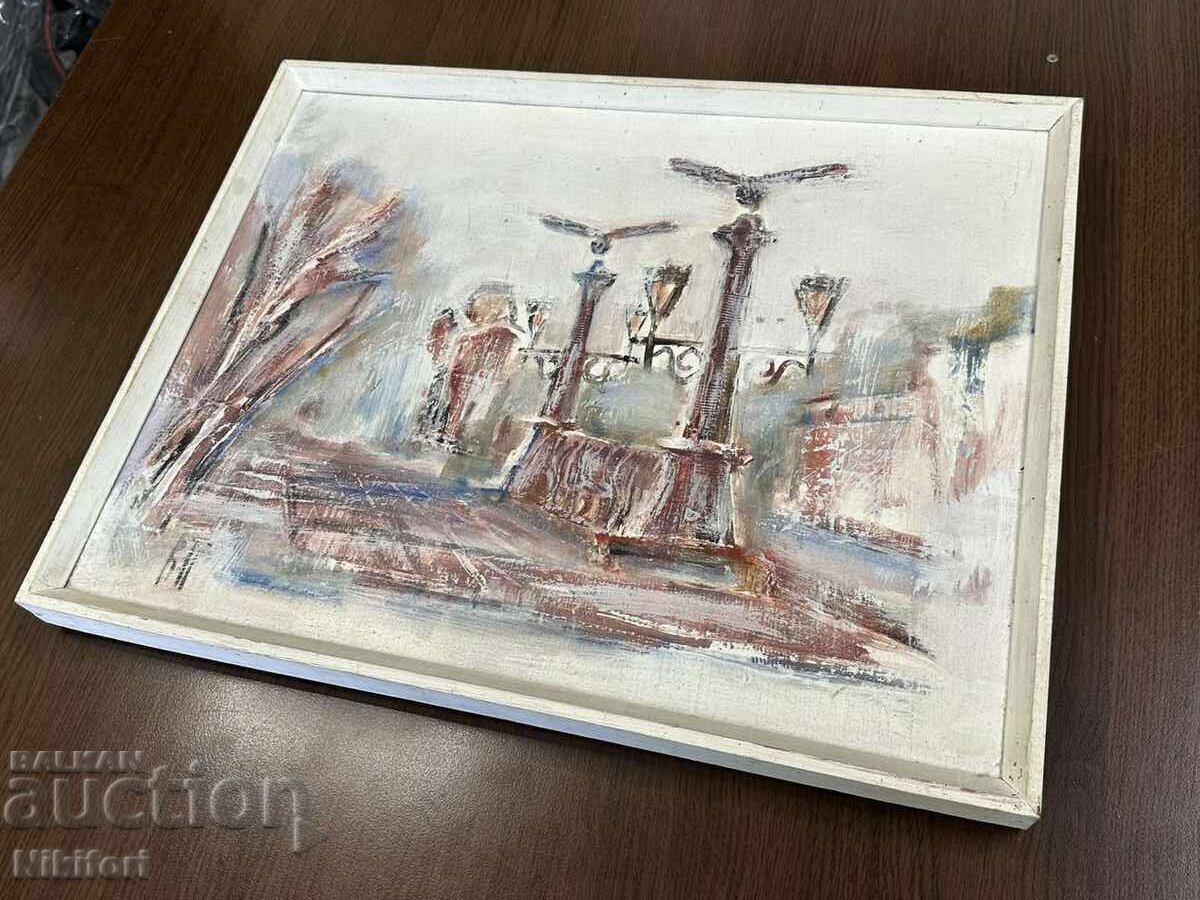 Auction Painting by Venelin Petrov Eagle Bridge 1998 Auction Painting by Venelin Petrov Eagle Bridge 1998