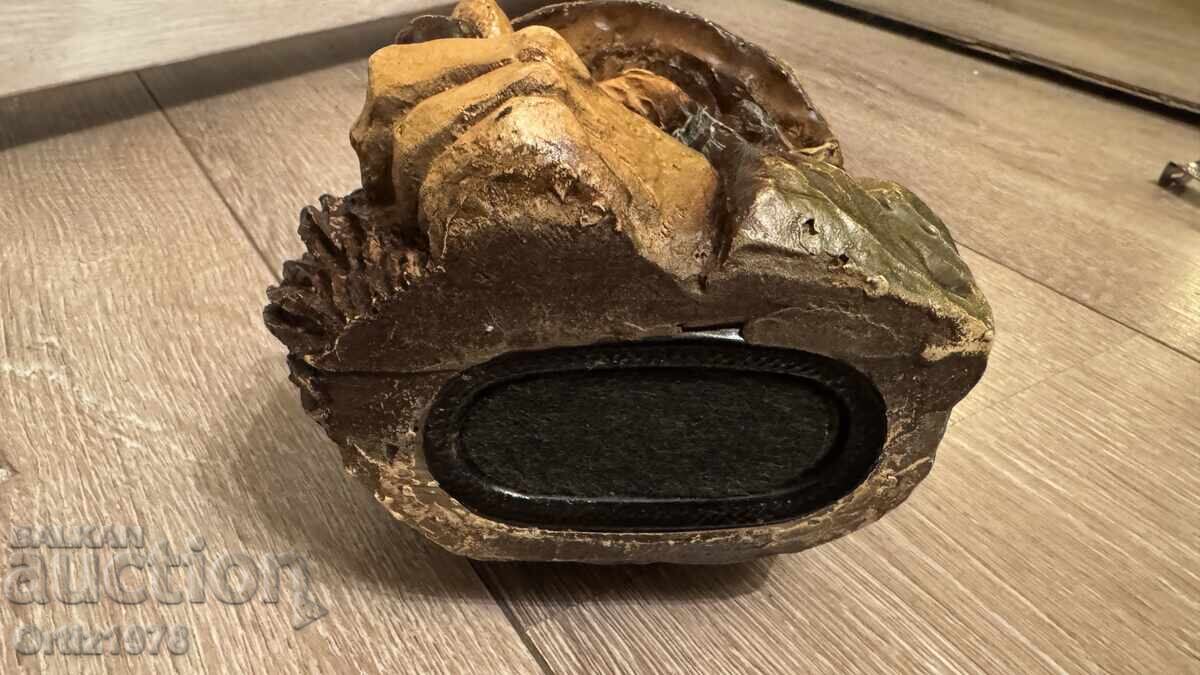 Livrarea Sticlă masivă, elf, pitic – vintage, 682g Livrarea Sticlă masivă, elf, pitic – vintage, 682g