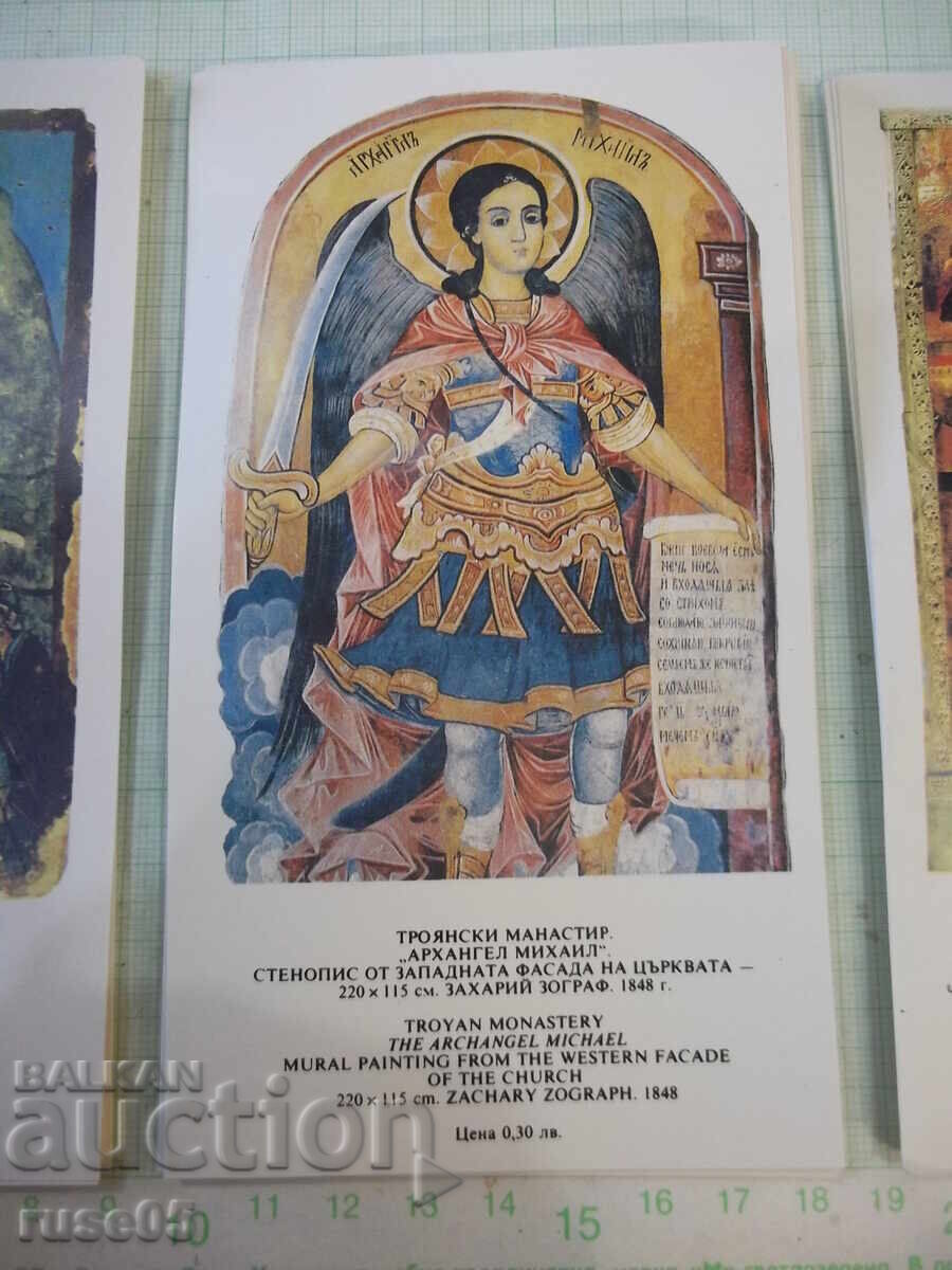 Auction Lot of 44 cards of icons from the Troyan Monastery, new Auction Lot of 44 cards of icons from the Troyan Monastery, new