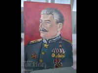 Old portrait of Joseph Vissarionovich Stalin