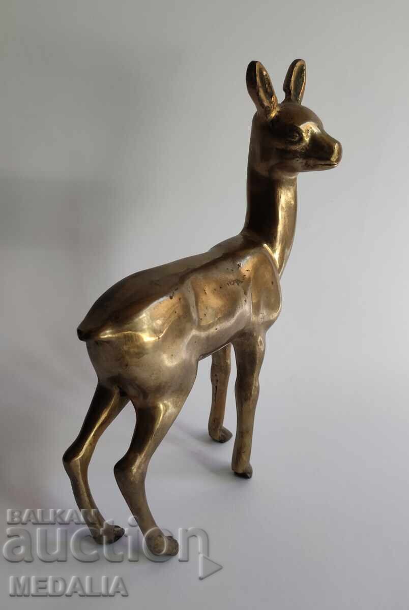 Vasil Zidarov - The Municipal Sculptor - Deer - bronze with price 700.00 BGN | € 357.90