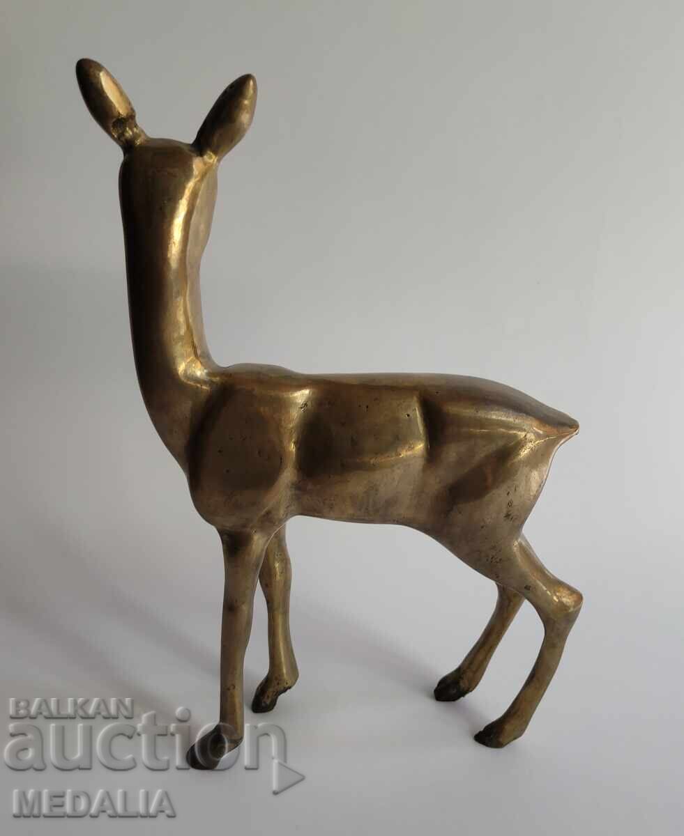 Delivery of Vasil Zidarov - The Municipal Sculptor - Deer - bronze