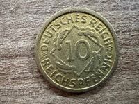 Germania - 10 Reichspfennig (1925) - G