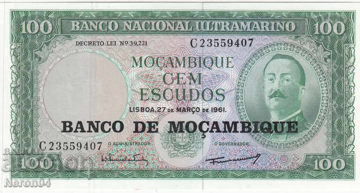 100 εσκούδο 1961, Μοζαμβίκη 100 εσκούδο 1961, Μοζαμβίκη