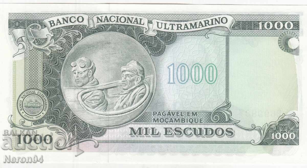 1000 escudos 1972, Mozambic cu preț 13.99 BGN | € 7.15 1000 escudos 1972, Mozambic cu preț 13.99 BGN | € 7.15