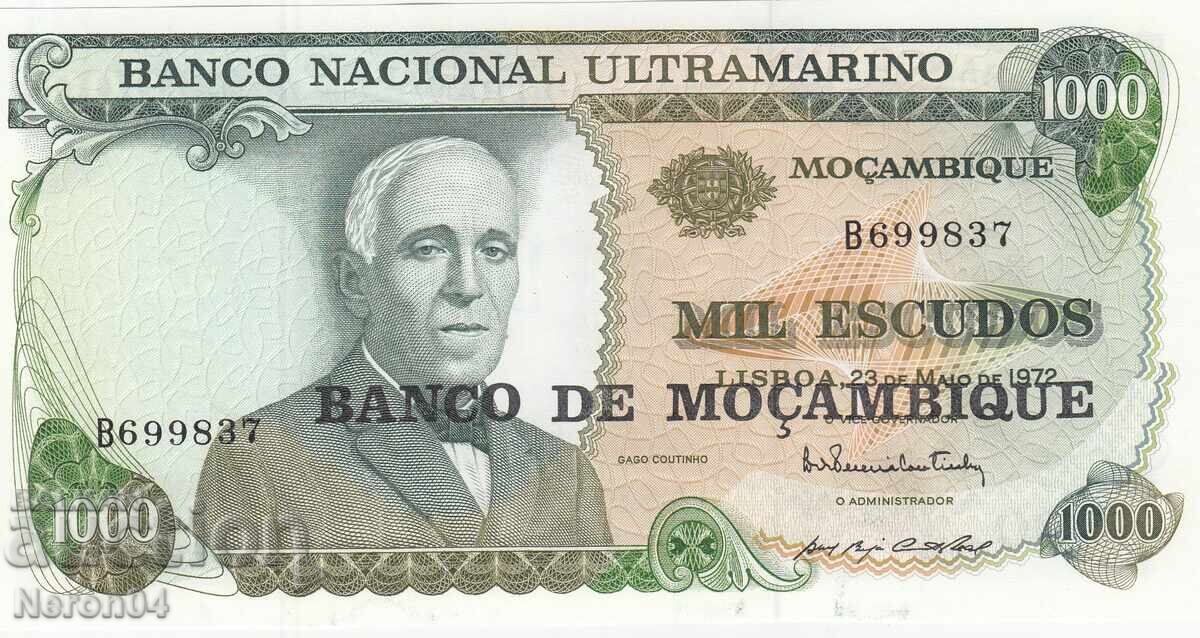 1000 escudos 1972, Mozambic 1000 escudos 1972, Mozambic