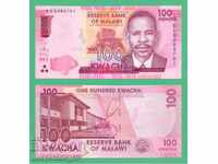 (¯`'•.¸ MALAWI 100 Kwacha 2017 UNC ¸.•'´¯)