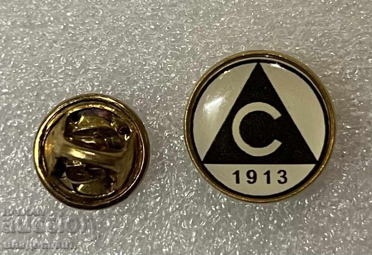 football badge SLAVIA 1913 football badge SLAVIA 1913