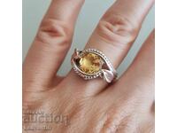 5710 Silver ring with Citrine