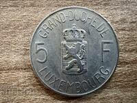 Luxembourg - 5 francs (1962)