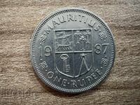 Mauritius - 1 rupie (1987)