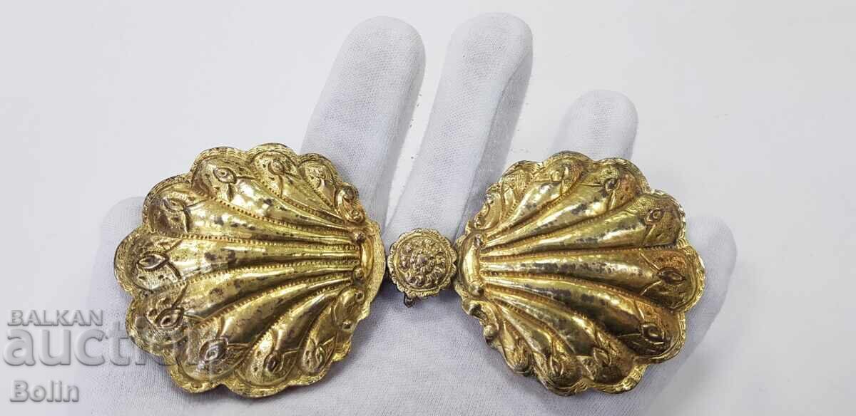 Delivery of Beautiful forged Renaissance buckle, buckles with mercury gilding