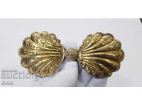 Όμορφη σφυρηλατημένη αναγεννησιακή πόρπη, πόρπες με επιχρύσωση υδραργύρου