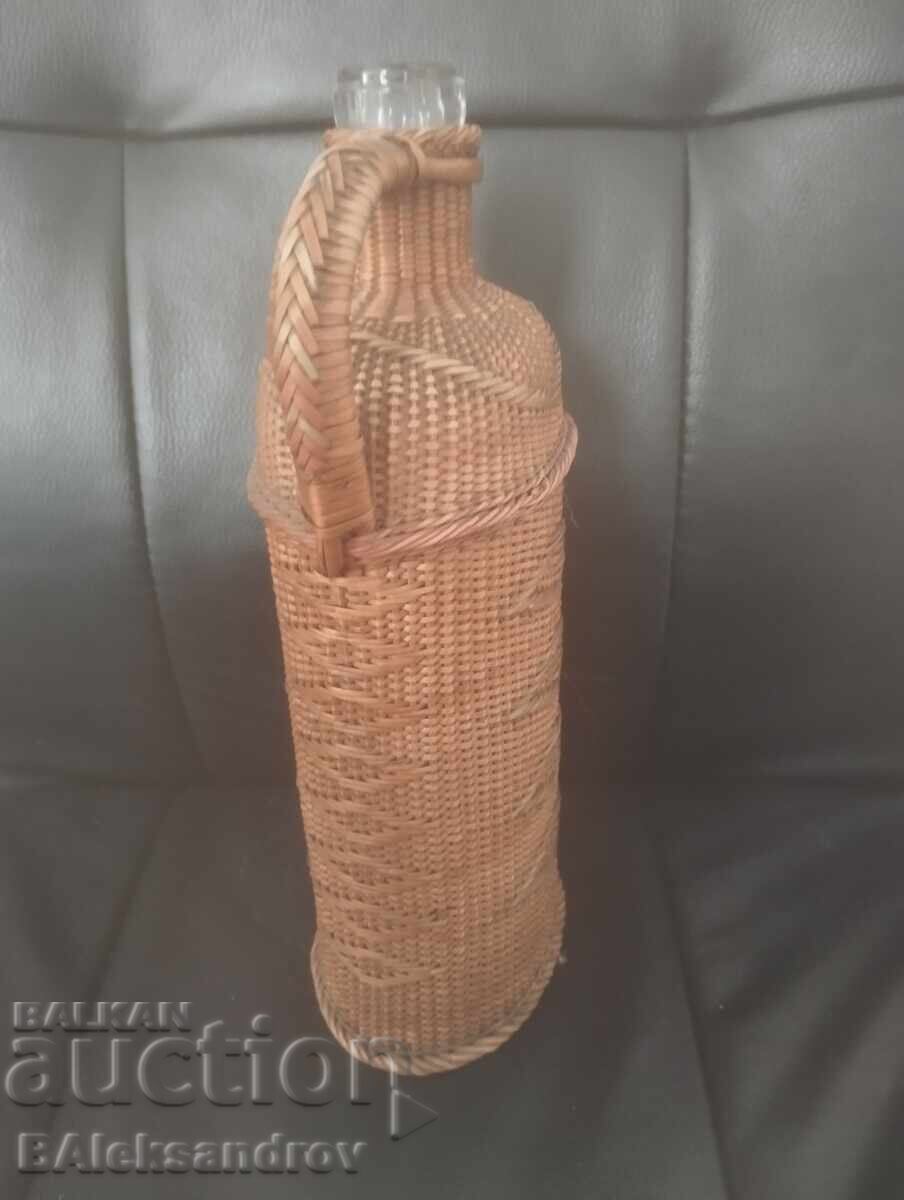 Delivery of Old wicker bottle Delivery of Old wicker bottle