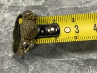 Renaissance ring, silver, minted, mercury gilding, perfect