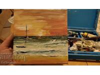 Anton Yordanov - Oil painting - Seascape - Sunset