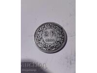 2 franci Elveția argint 1894