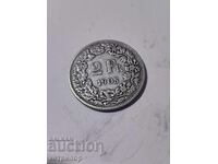 2 francs Switzerland 1905 silver