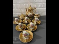 Unique gold porcelain service "Romeo and Juliet"