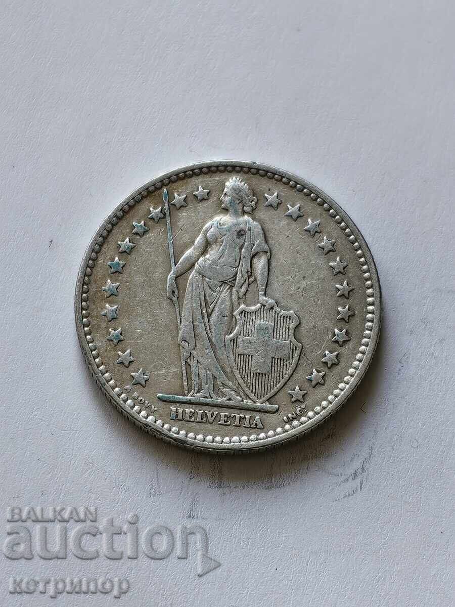 2 francs Switzerland 1914 silver with price 42.00 BGN | € 21.47 2 francs Switzerland 1914 silver with price 42.00 BGN | € 21.47