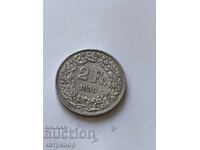 2 francs Switzerland 1931 silver