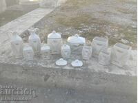 Lot of porcelain spice jars