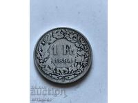 1 franc Switzerland 1894 silver